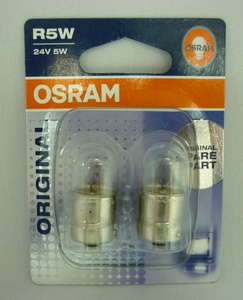 Лампа Osram 24V R 5W блистер 2шт
