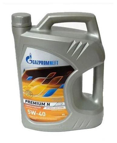 Масло моторное GAZPROMNEFT Premium N 5W40 5л. синтетика