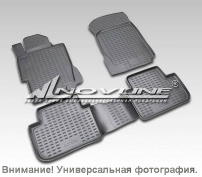 Ковры салона для ВАЗ Lada Xray 15-- полиуретан 3D (НовЛайн)