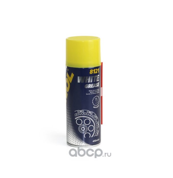 Смазка литиевая 450 мл белая  MANNOL  8121  White Grease  (аэрозоль)