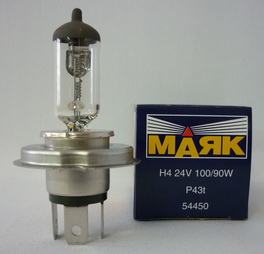 Лампа МАЯК H4-24-100/90