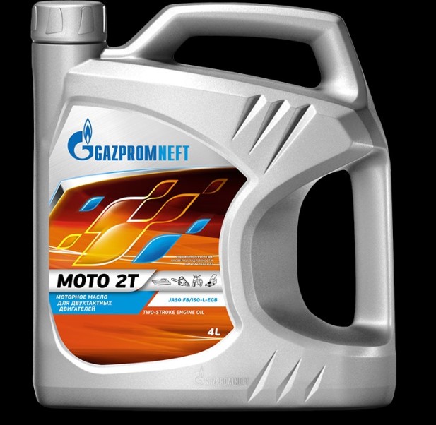 Масло для 2-х такт.дв.  GAZPROMNEFT  Moto 2T  4л (для садовой техники)   JASO FB/ISO-L-EGB