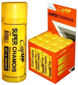 Салфетка замшевая в футляре City Up малая (43*32см)