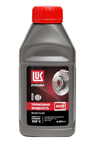 Жидкость тормозная ЛУКОЙЛ DOT-4 455гр.