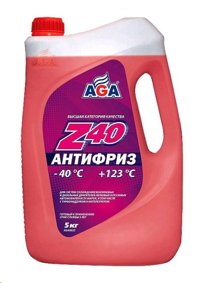 Антифриз  AGA G12   5кг. красный