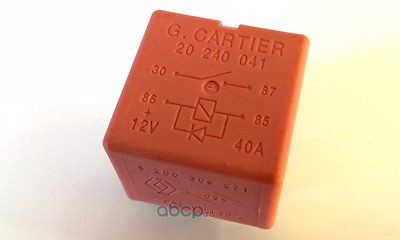 Реле 4-контактное Lada Largus Renault Logan Sandero розовое 820030827