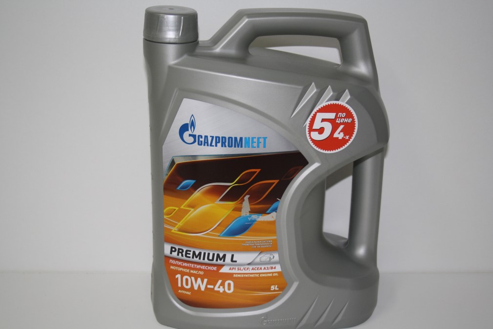 Масло моторное GAZPROMNEFT Premium L 10W40 5л. п/синт.