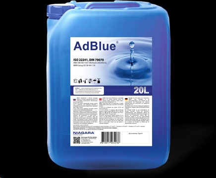 Жидкость для системы дизел. двиг.  AdBlue НИАГАРА 20 кг. /МОЧЕВИНА/ для систем SCR Евро 4,5,6