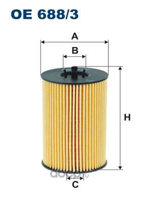 Фильтр масляный FILTRON OE 688/3 (HU 7020 Z)