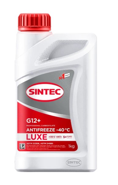 Антифриз Sintec LUX -40 G-12+  1кг. красный