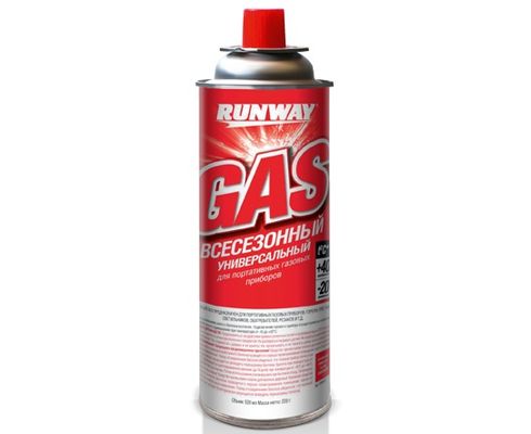 Газ баллон 220 гр всесезонный (-20, +40 С) универсальный 520мл (Сибиар, Новосибирск)