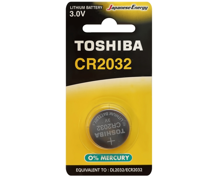 Батарейка CR2032 Toshiba 3V 1шт блистер