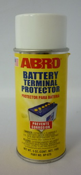 Смазка (аэрозоль) для защиты клемм аккумулятора   ABRO  