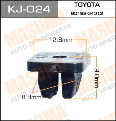 Пистон (клипса крепежная пласт.) KJ-024/K-024