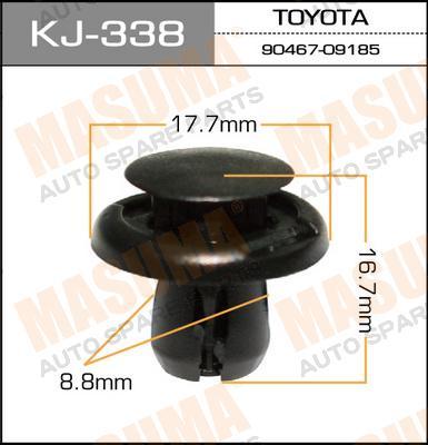 Пистон (клипса крепежная пласт.) KJ-338