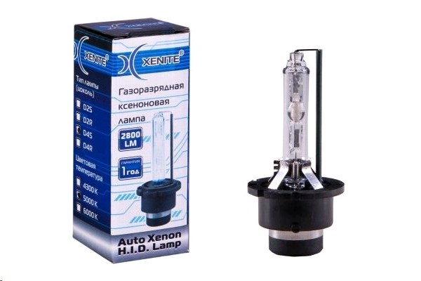 КСЕНОН лампа D4S 4300К STANDARD Гарантия 1 год 1шт, XENITE