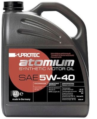 Масло моторное SUPROTEC ATOMIUM 5W-40 4л. синт.