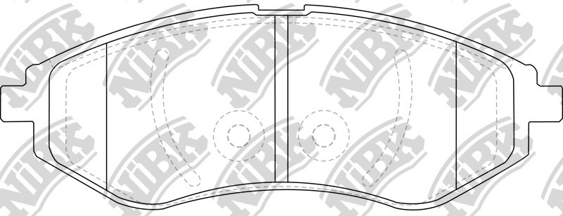 Колодки тормозные передние Chevrolet AVEO, Kalos, Cobalt