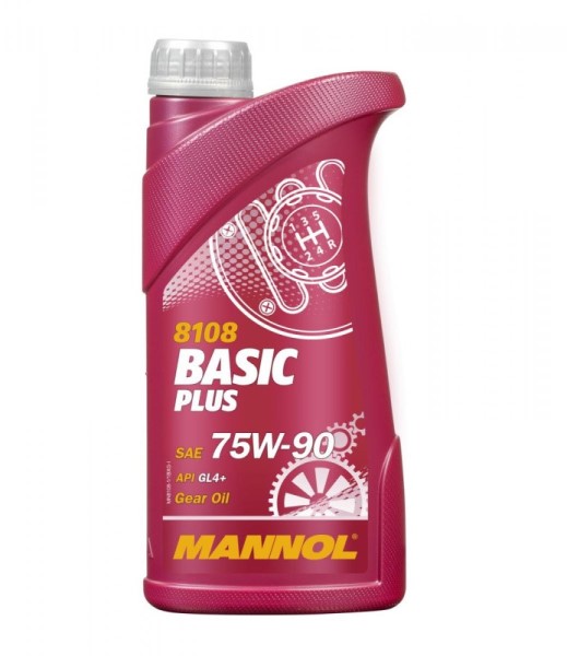 Масло трансм. GL-4+ MANNOL 8108 Basic Plus GETRIEBEOEL 75W90 1л.