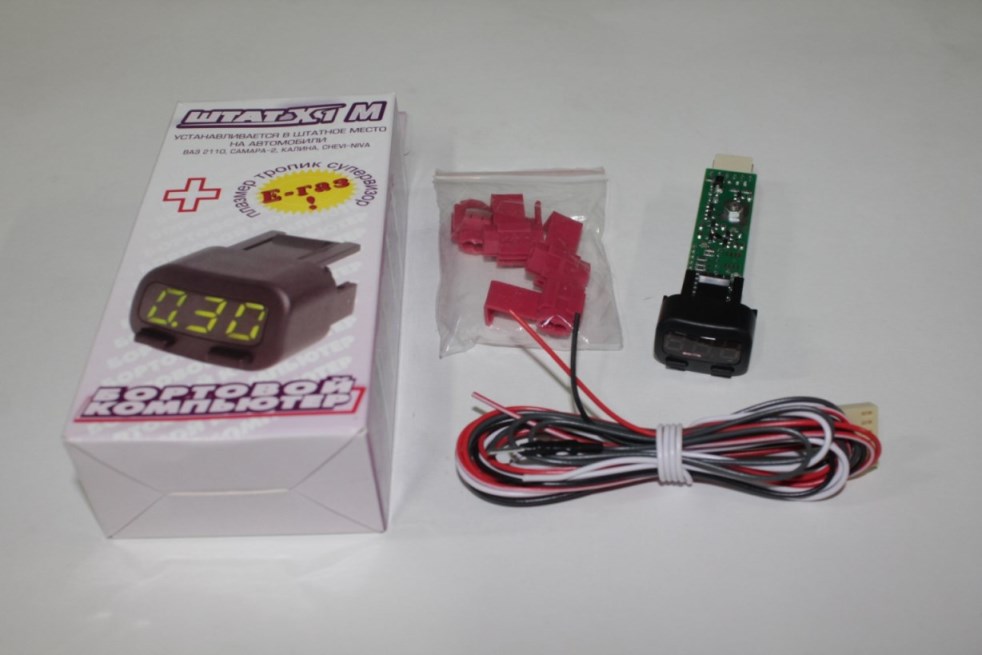 Компьютер бортовой ШТАТ Х-1M 1118-2110-2123 Е-газ (установка вместо клавиши)