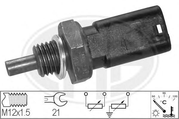 Датчик температуры Renault Clio II/Logan/Sandero/Megane I/II  3х конт.