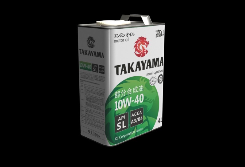 Масло моторное TAKAYAMA SAE 10W-40, API SL, ACEA A3/B4 4л