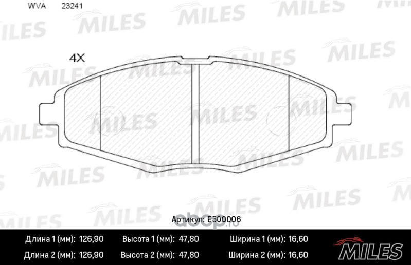 Колодки тормозные Daewoo NEXIA SOHC = перед.