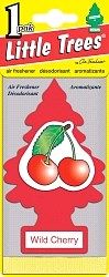Освежитель (ароматизатор) подвесной картон Car Freshener елочка Wild Cherry Дикая вишня (144)