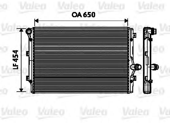 Радиатор охлаждения VW GOLF V/TOURAN/JETTA 1.4TSI/1.9TDI 03-