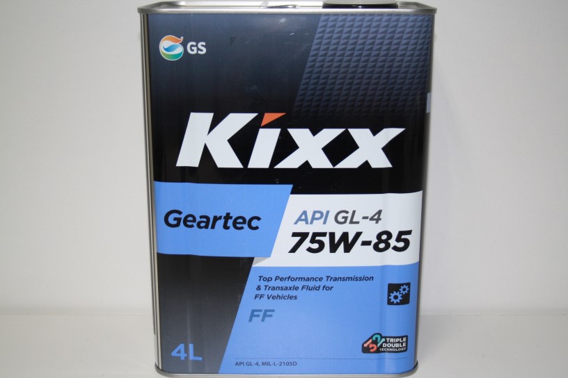 Масло трансмиссионное Kixx 75W85 FF Geartec  GL-4  (п/с)  4л.