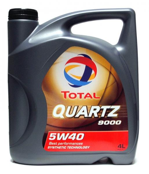 Масло моторное TOTAL Quartz 9000  5W40 4л. синтетика