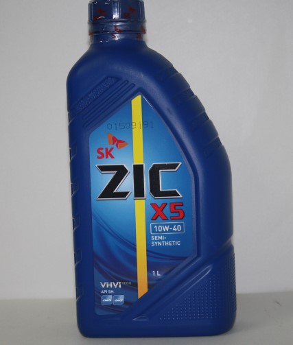 Масло моторное Zic Х5 10W40 1л. п/синт. SM