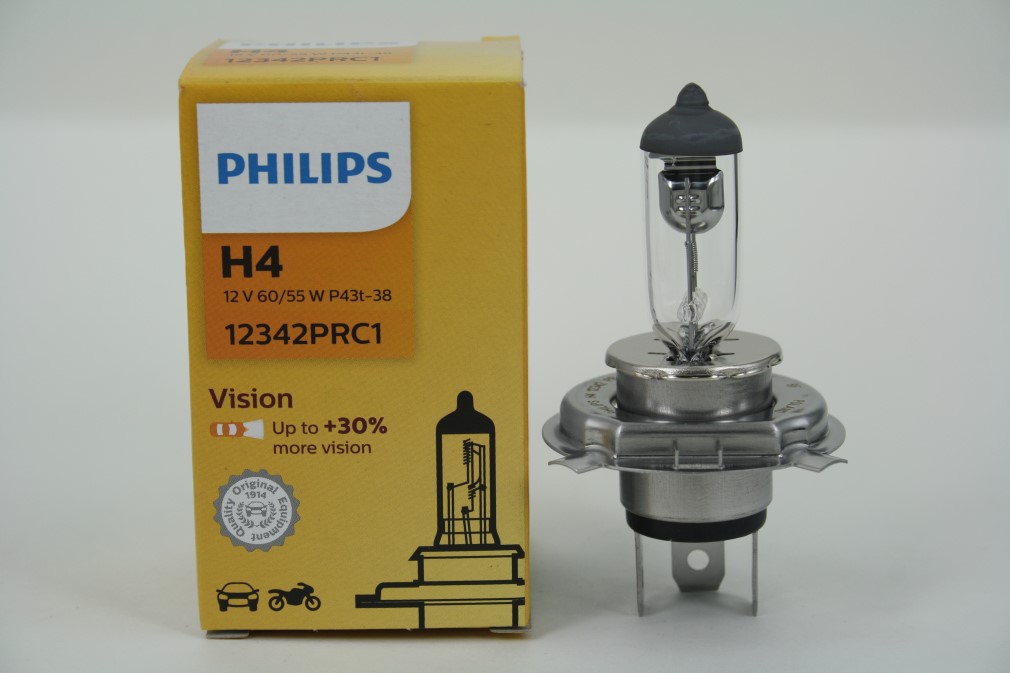 Лампа PHILIPS H4-12-60/55 + 30% VISION