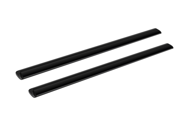 Алюминиевая дуга черная крыловидный профиль (усиленная) L=1260 комплект 2 шт.