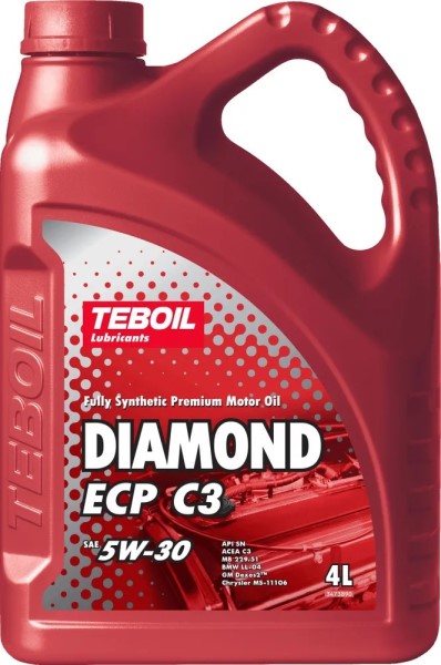 Масло моторное TEBOIL DIAMOND ECP C3 5W30 SN (4л.) синт. (бенз. диз., газ.)