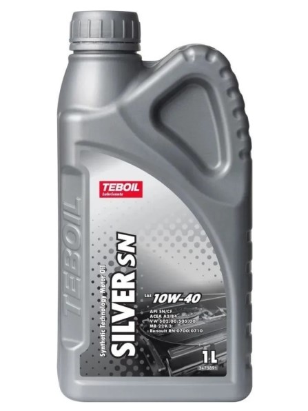 Масло моторное TEBOIL SILVER SN 10W40 SN/CF A3/B4 (1л.) п/синт. (бенз., диз.)