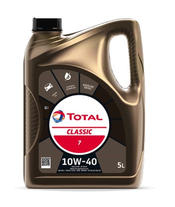 Масло моторное TOTAL  CLASSIC 7 10W40 (п/с) моторное масло 5л.