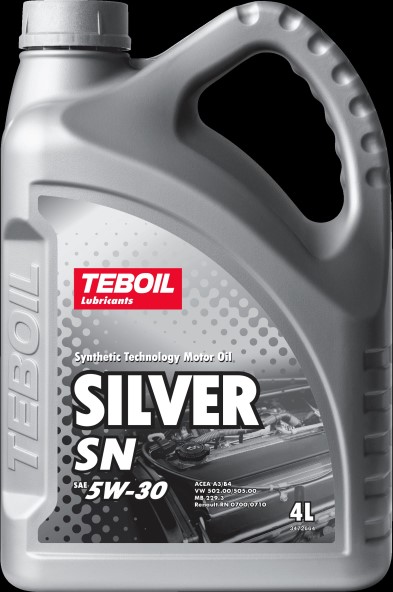 Масло моторное TEBOIL SILVER SN 5W30 SN/CF A3/B4 (4л.) п/синт. (бенз., диз.)