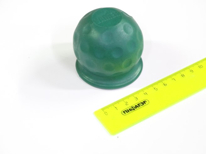Колпачок фаркопа на шар зеленый (резин.)