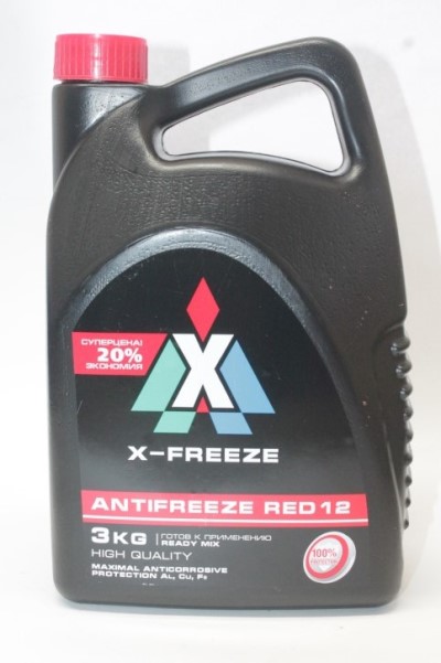 Антифриз X-freeze Red G11 3кг. красный