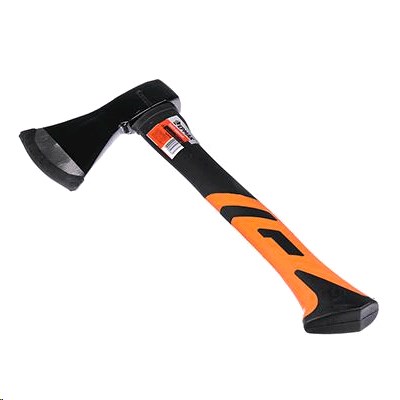 Топор  800г кованый с фибергласовой двухкомпонентной ручкой