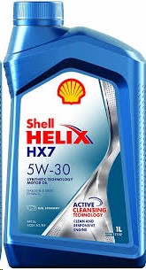 Масло моторное Shell Helix HX7  5W30 1л. синий п/синт.