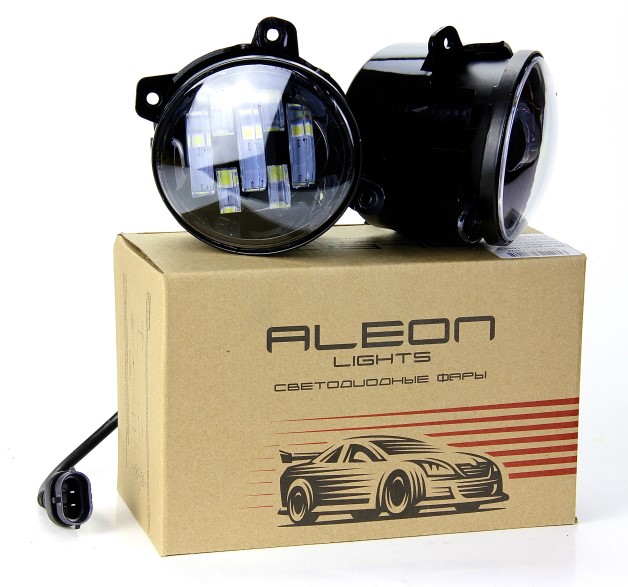 Фары п/туманные 1118, 2192 Калина-2, 2190, Datsun on-Do/mi-Do, Largus светод. 7 линз, 45W, 4500Lm, 6000K 2шт