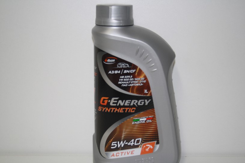 Масло моторное G-Energy  Synthetic Active 5W-40  1л