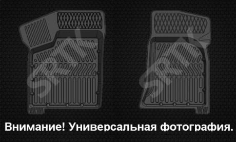 Ковры салона 1118  04-, 2190  11-, Datsun  14-- передние резиновые (SRTK) Саранск