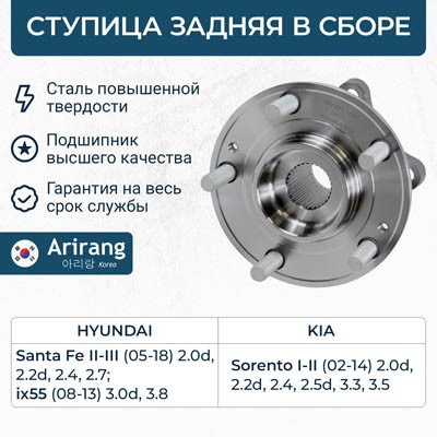 Ступица передняя в сборе