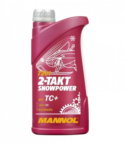 Масло моторное MANNOL 2 такт. SNOWPOWER 1л. синт.