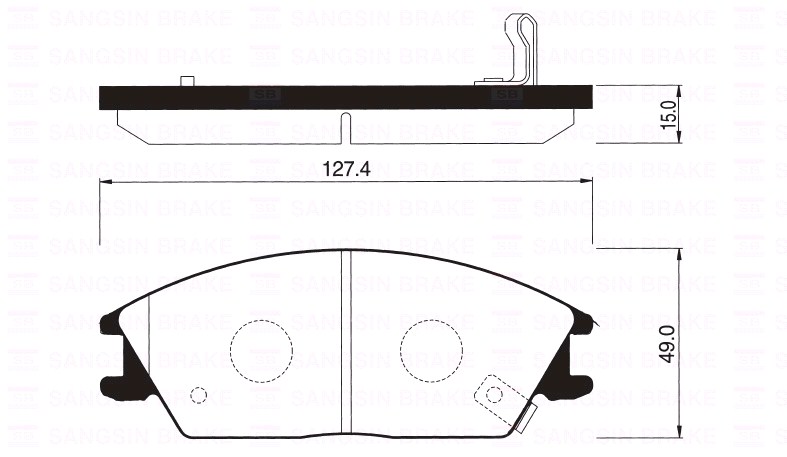 Колодки тормозные Hyundai Accent, GETZ, VERNA передние