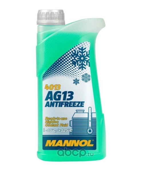 Антифриз MANNOL зеленый AG13 (-40С)  1кг.