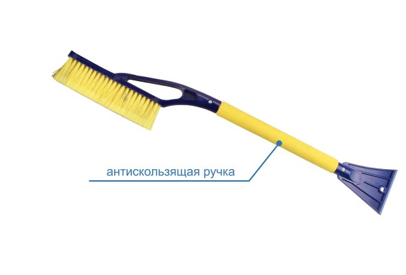 Щетка для снега со скребком GOODYEAR WB-03 69см антискользящая ручка